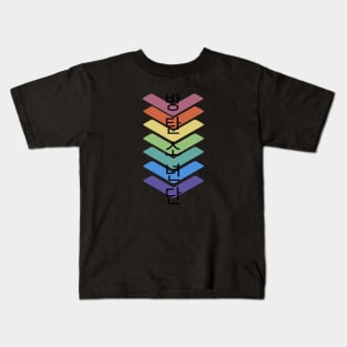 Rainbow BTS Kids T-Shirt